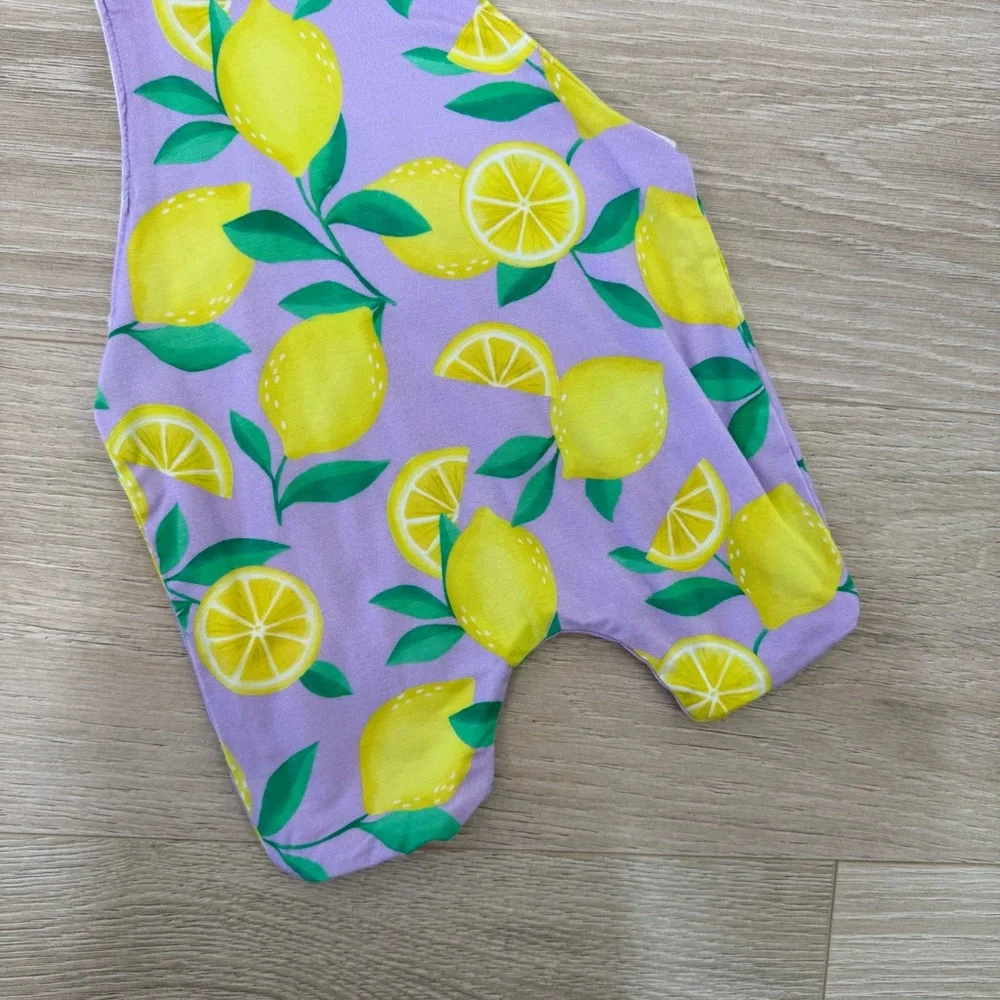 Little Sleepies Lavender Citrus Custom Bamboo Shortalls Overalls